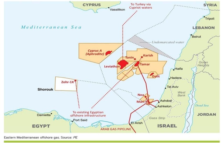 ۳۱ نقطه آبی اسرائیل شناسایی شدند!