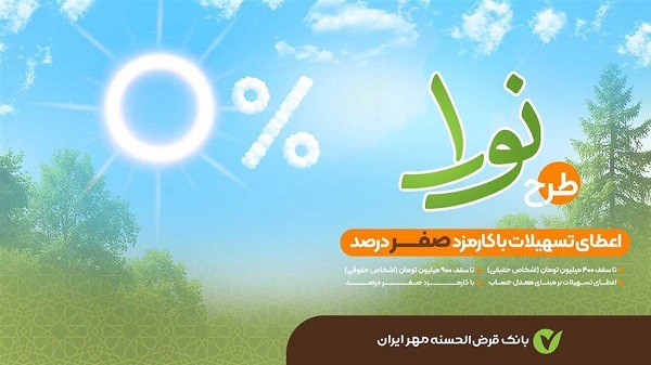 جزییات وام بانک قرض الحسنه مهر ایران طرح نورا