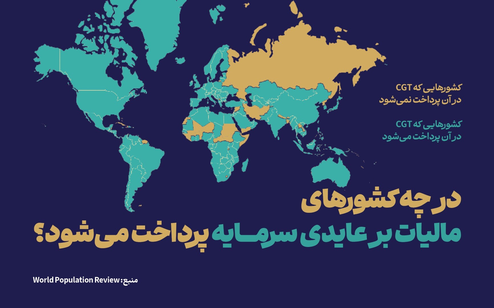 روایت جهانی از مالیات بر عایدی سرمایه