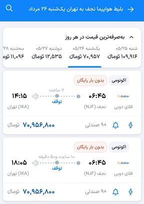 بلیط بازگشت اربعین ۱۰۹ میلیون تومان؛ زائران نقره داغ شدند