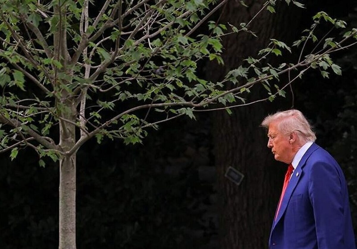 بستری شدن ترامپ در بیمارستان