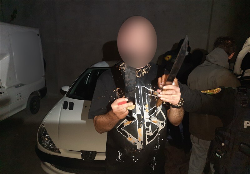 زمین‌گیر شدن اوباش تهران وقت قرار دعوا با حمله پلیس ویژه + فیلم