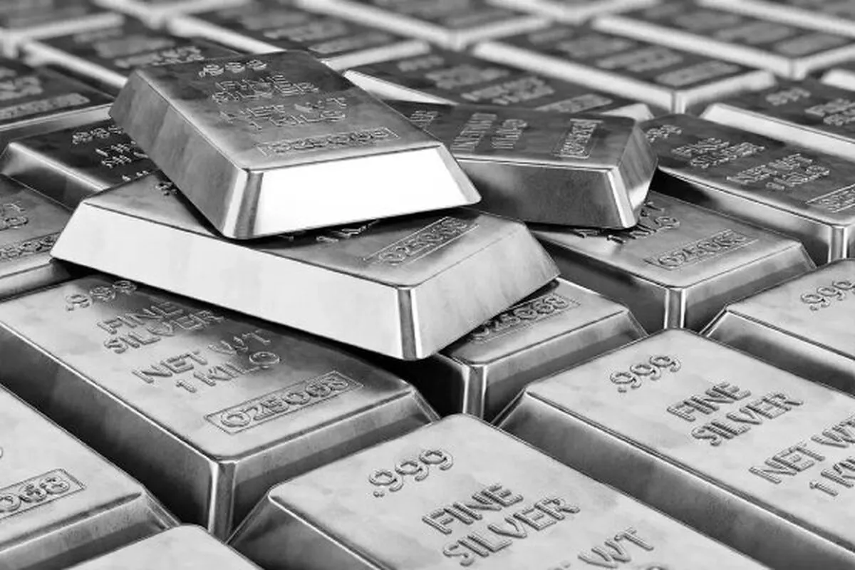 قیمت نقره در بالاترین رقم ۱۳ سال گذشته