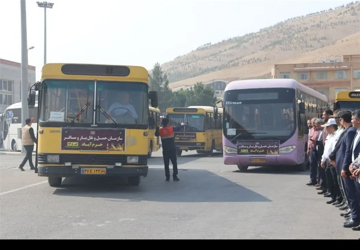 خدمات‌رسانی ۲۳۱۴ اتوبوس به زائران تهرانی اربعین ۱۴۰۴