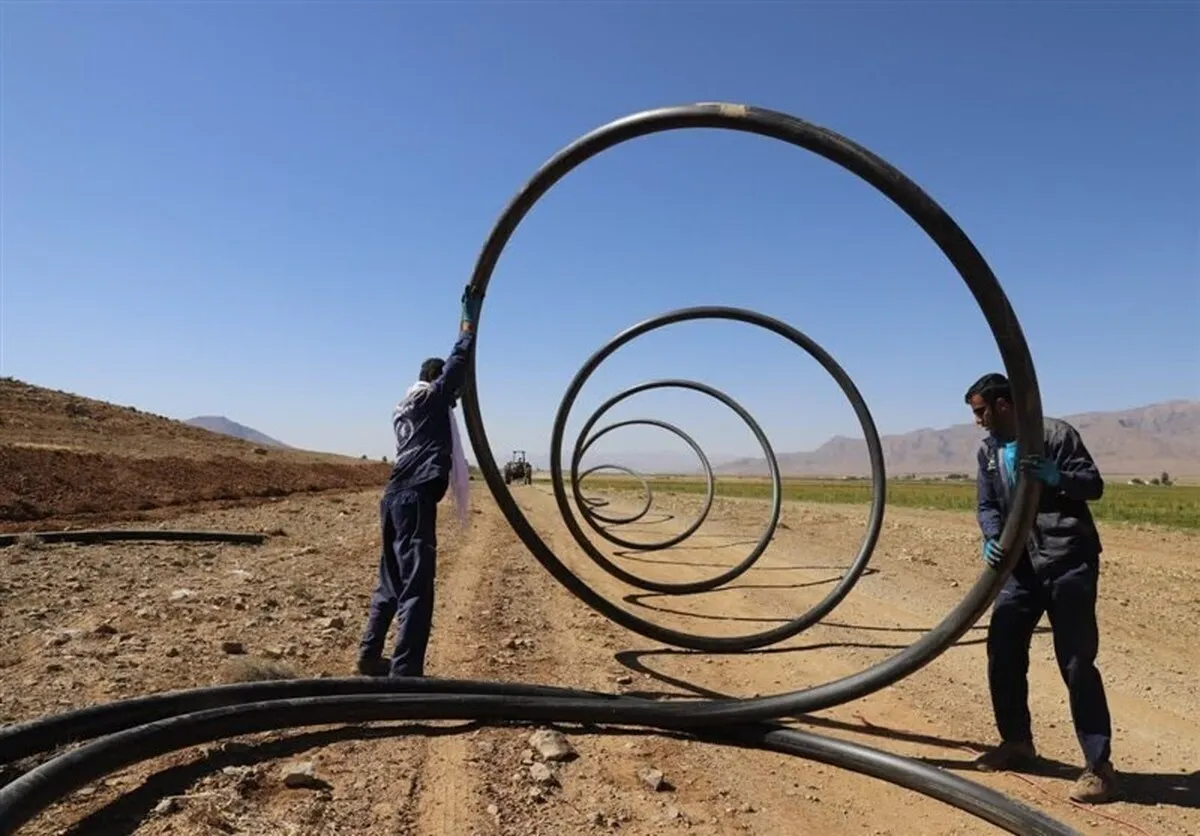 توسعه شبکه‌های آبیاری و افزایش بهره‌وری در کشور