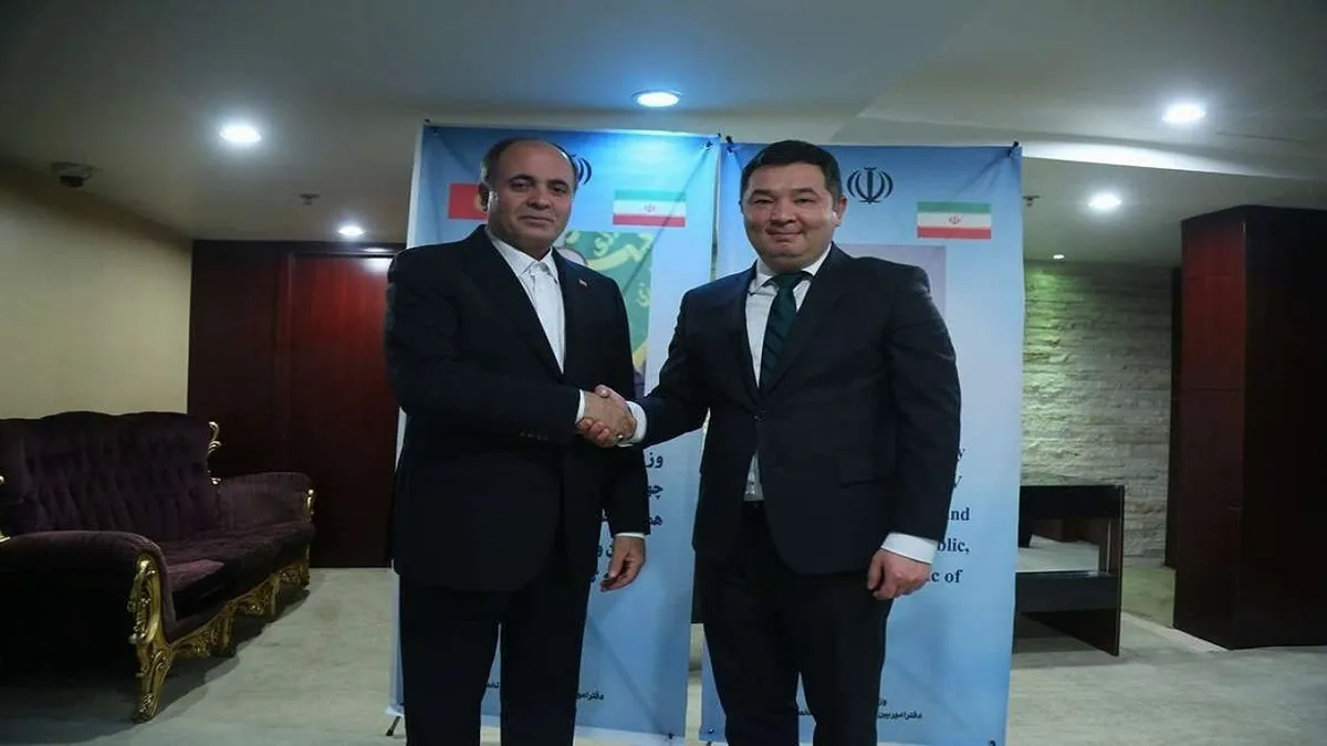 مبادلات اقتصادی ایران و قرقیزستان تا یک میلیارد دلار افزایش یابد