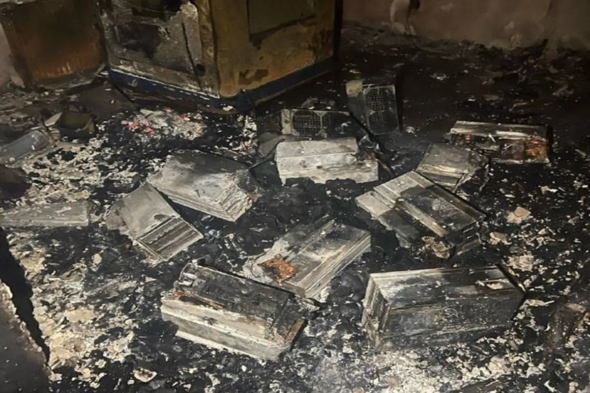 آتش‌سوزی در یک خانه به‌دلیل دستگاه‌های رمزارز غیرمجاز