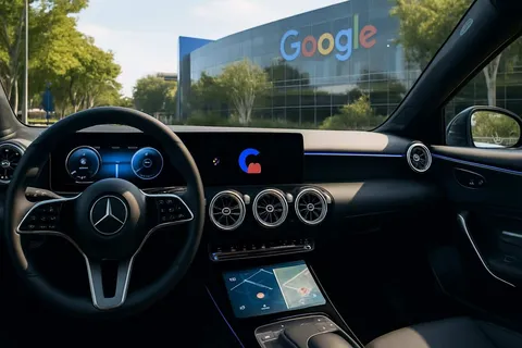 مرسدس از دستیار هوشمند Gemini گوگل رونمایی کرد