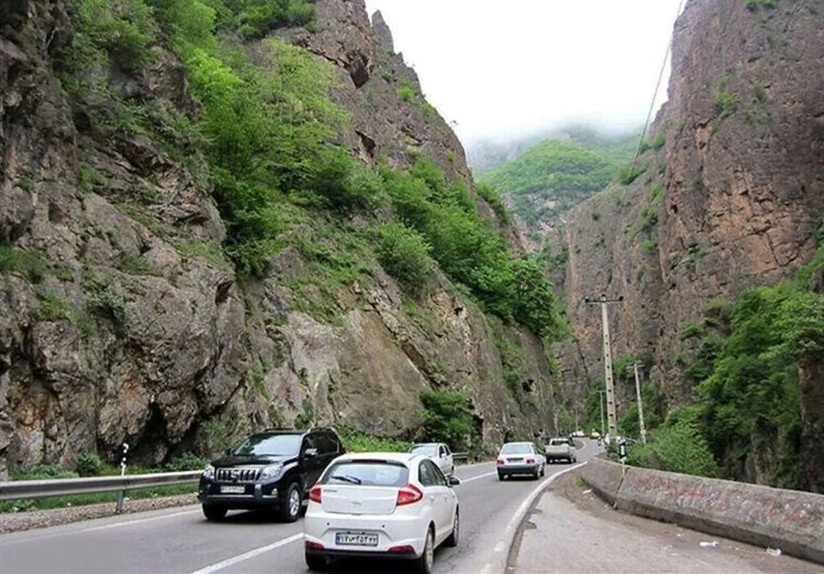 جاده چالوس از ساعت ۱۰ یکطرفه می‌شود