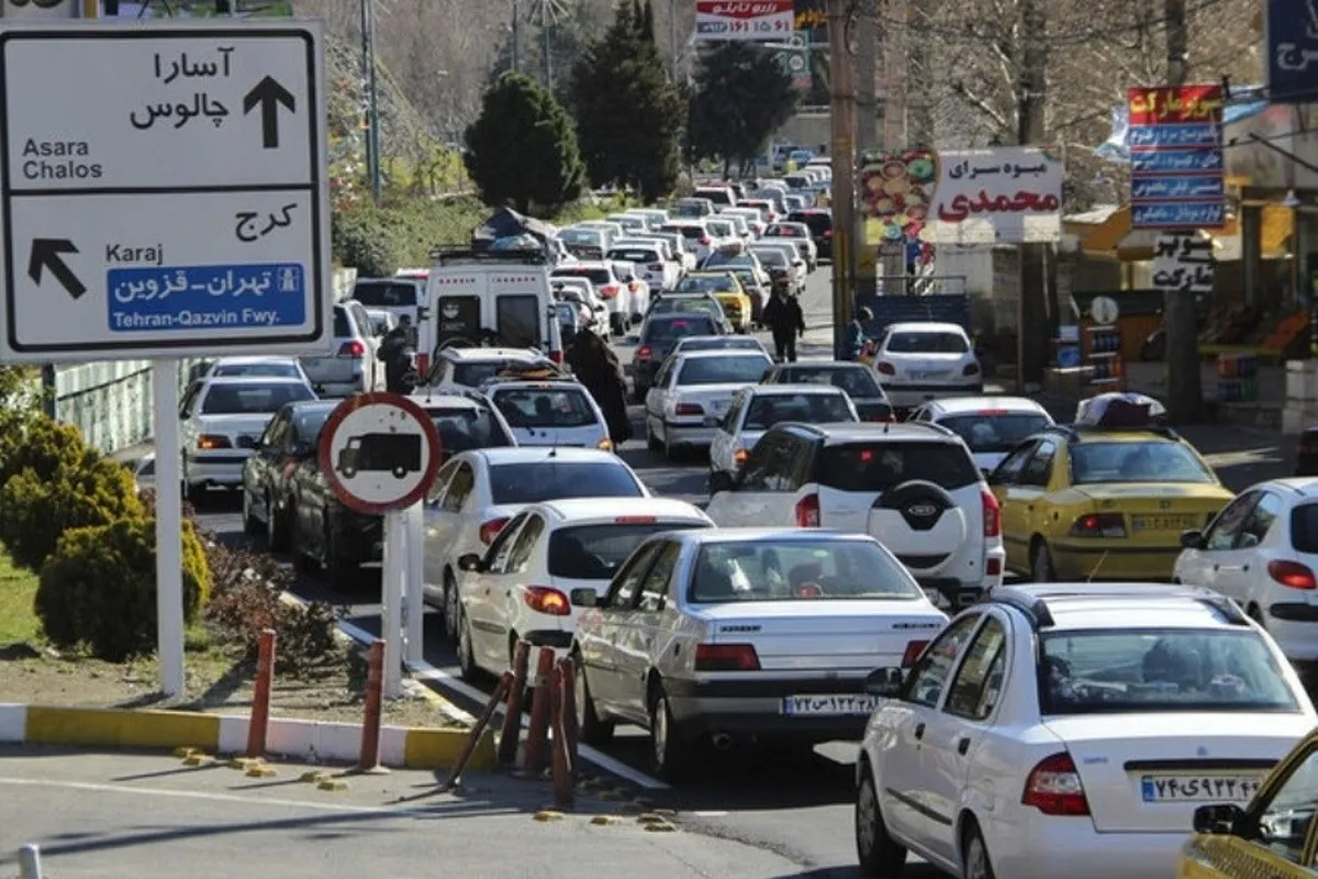 وضعیت راه‌ها امروز ۱۱ مهر / ترافیک سنگین در برخی مقاطع محور چالوس