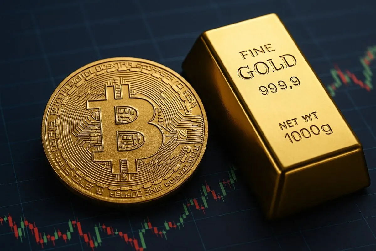 نبرد طلا و بیت‌کوین در سال ۲۰۲۵