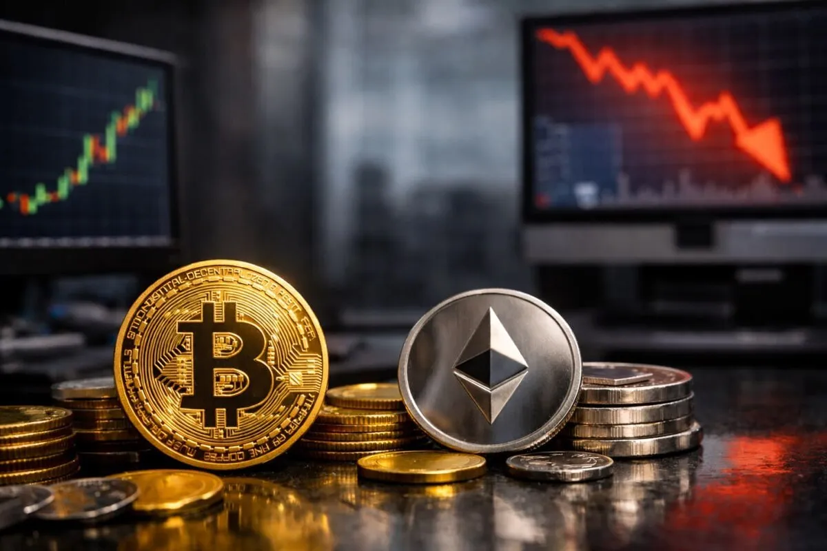 رشد بیت‌کوین و اتریوم زیر سایه نگرانی‌ها