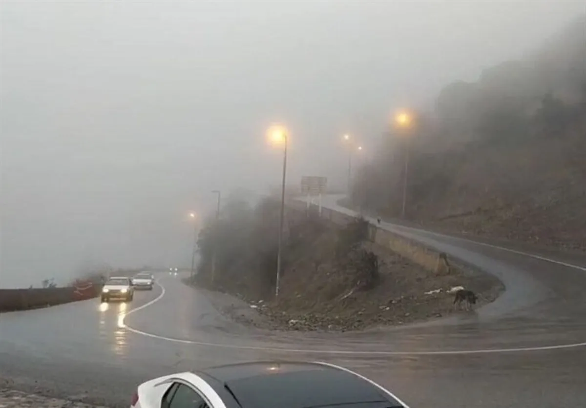 جاده چالوس از ساعت ۱۲ امروز یکطرفه می‌شود