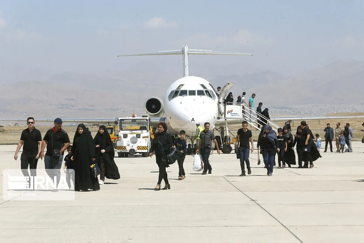 نخستین پرواز اربعین از فرودگاه مهرآباد انجام شد