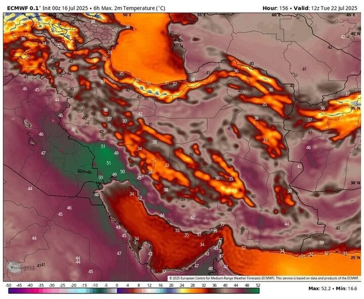 ورود موج بی‌سابقه گرمای شدید به کشور