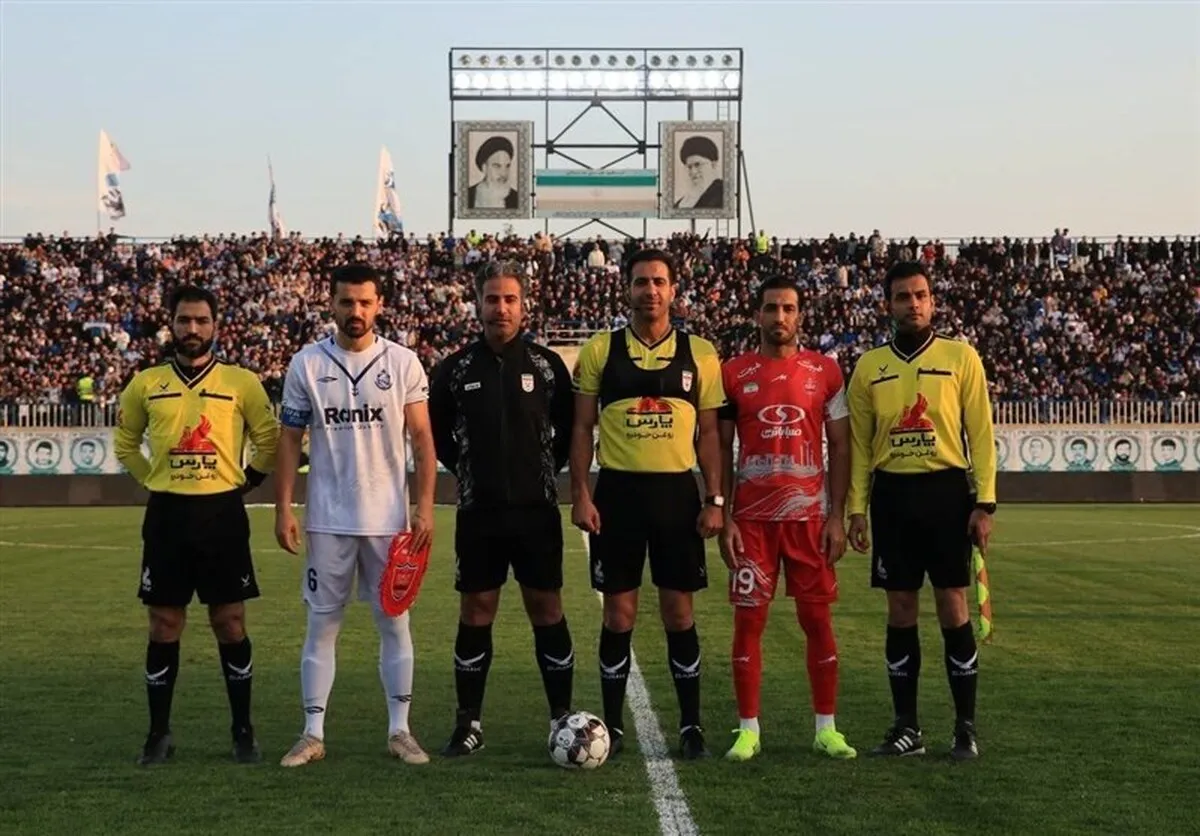 نقد قضاوت داور دیدار ملوان و پرسپولیس