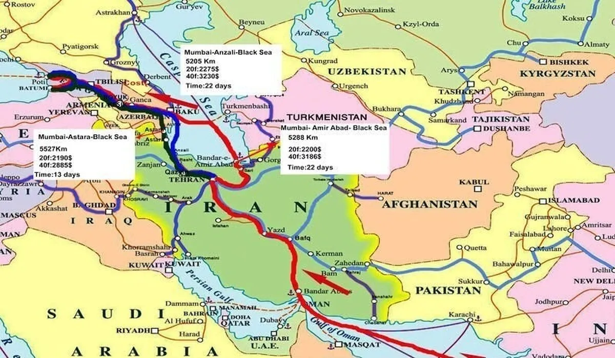 عصر جدید در ترانزیت منطقه؛ ایران گزینه‌های جایگزین ترکیه و آذربایجان را فعال می‌کند