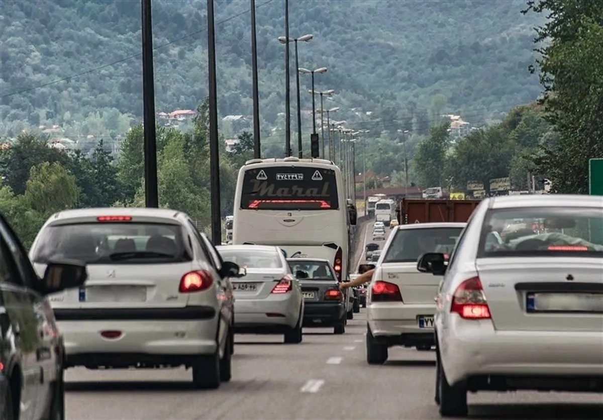 تردد روان و بدون ترافیک در جاده‌های شمال