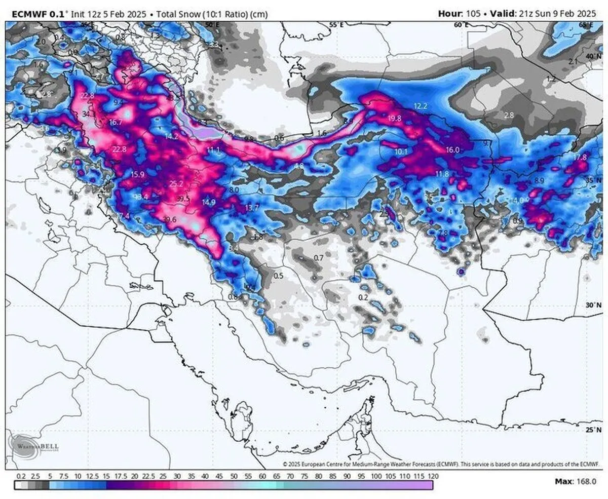 کاهش دما در نوار شمالی کشور از فردا