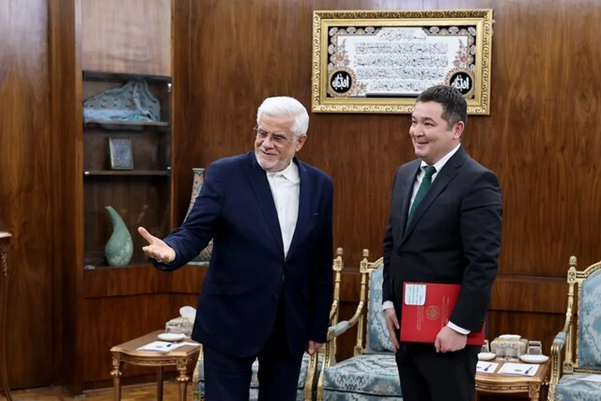عارف: افزایش حجم مبادلات اقتصادی ایران و قرقیزستان امکان‌پذیر است
