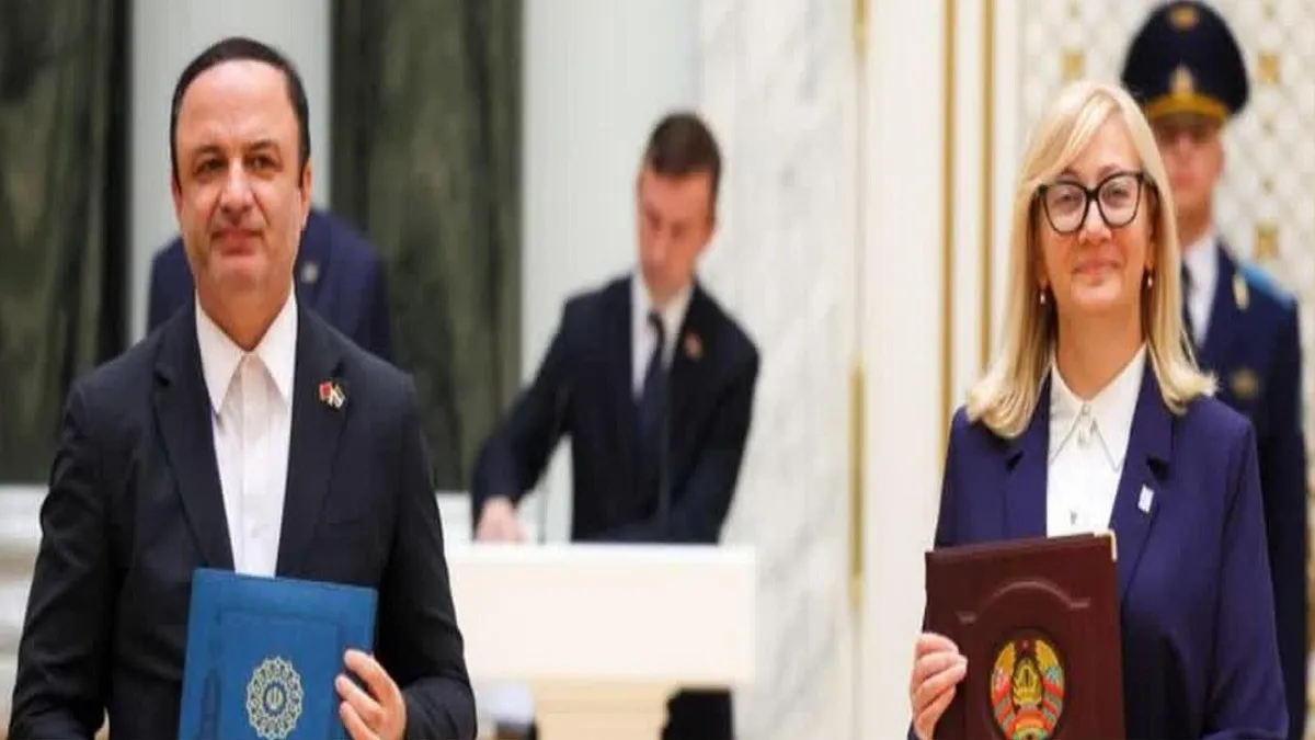 سند همکاری مناطق آزاد ایران و بلاروس امضا شد