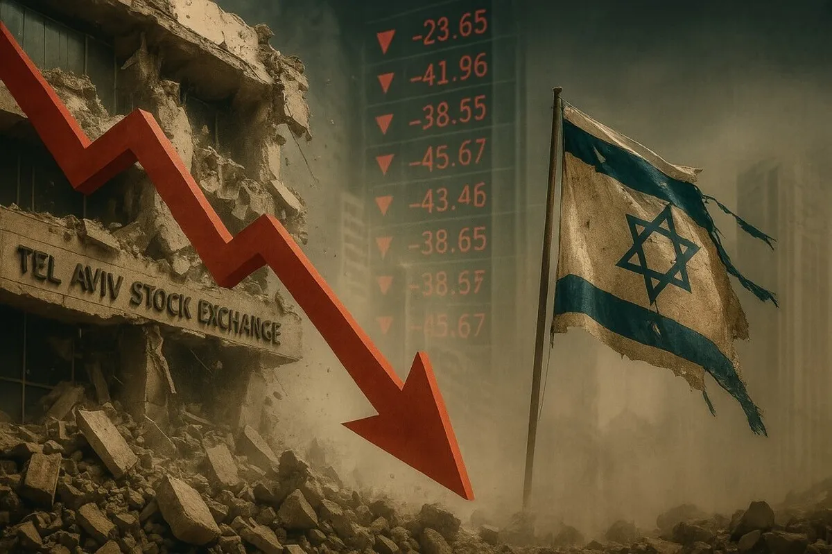 فروپاشی بورس تل‌آویو در جنگ ۱۲ روزه؛ اقتصاد اسرائیل زیر آوار ترس و بحران