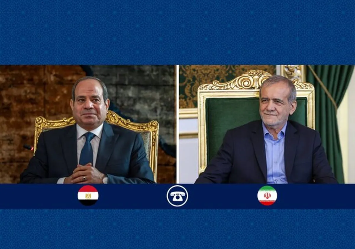 گفت‌وگوی تلفنی عیدانه روسای جمهور ایران و مصر