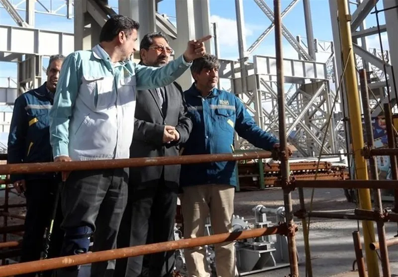 بازدید وزیر صمت از فولاد مبارکه پس از حمله آمریکا ـ صهیونیستی