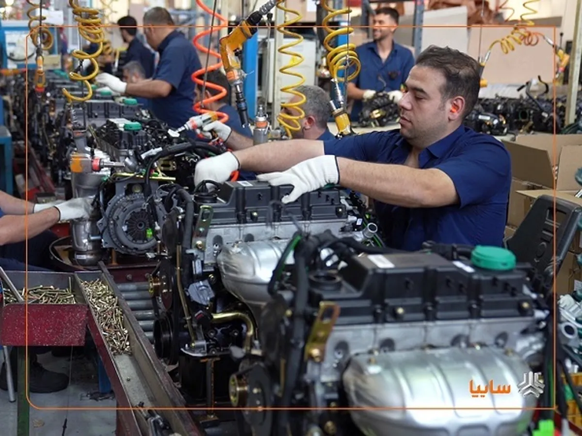 رکورد تولید ۱۱۴۰ دستگاه موتور در مگاموتور شکسته شد