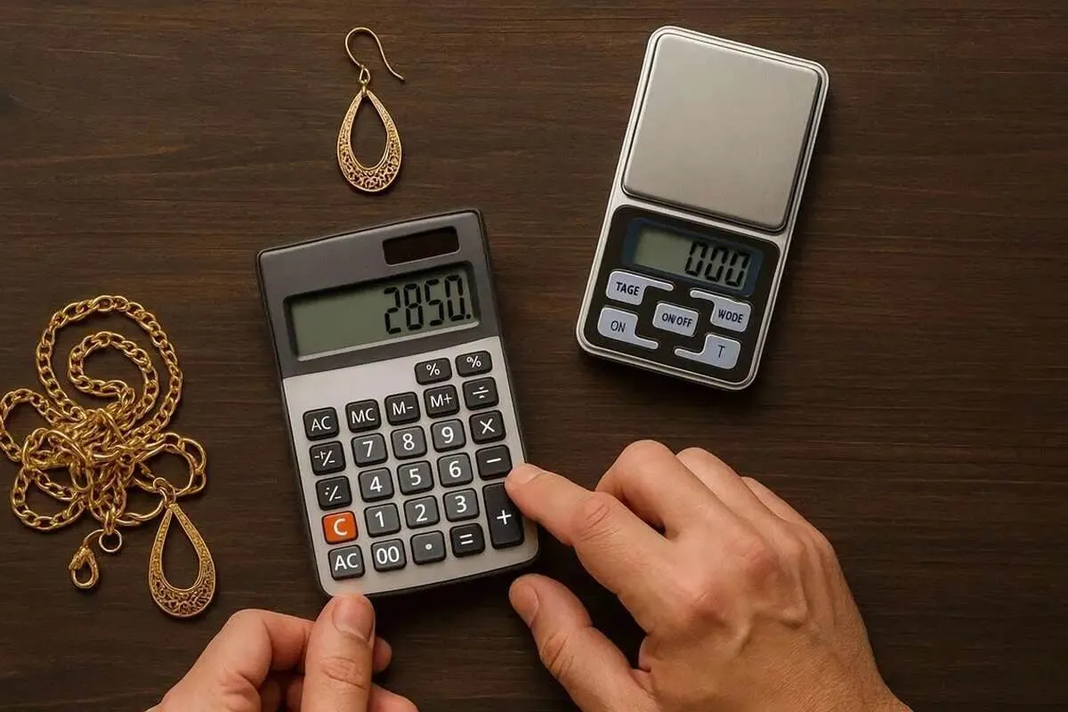 صفر تا ۱۰۰ محاسبه قیمت فروش طلای دست دوم