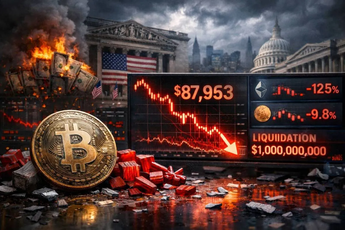 بیت‌کوین به زیر ۸۸ هزار دلار سقوط کرد