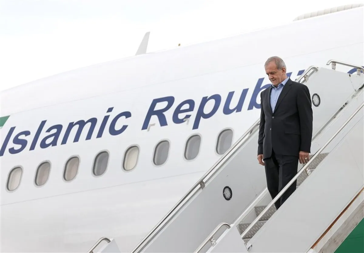 پزشکیان عازم بندرعباس شد