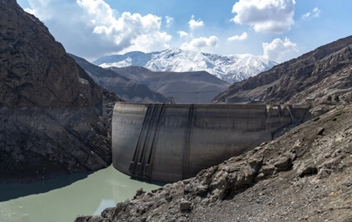 کاهش ۱۹ درصدی آب ورودی به سدهای استان تهران
