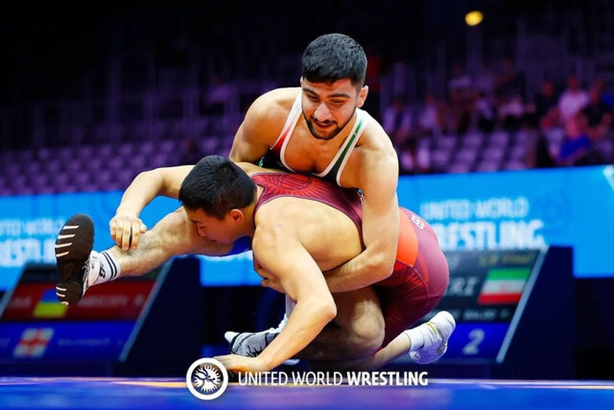 فینال کشتی فرنگی قهرمانی جهان/ احمدی نقره گرفت + فیلم