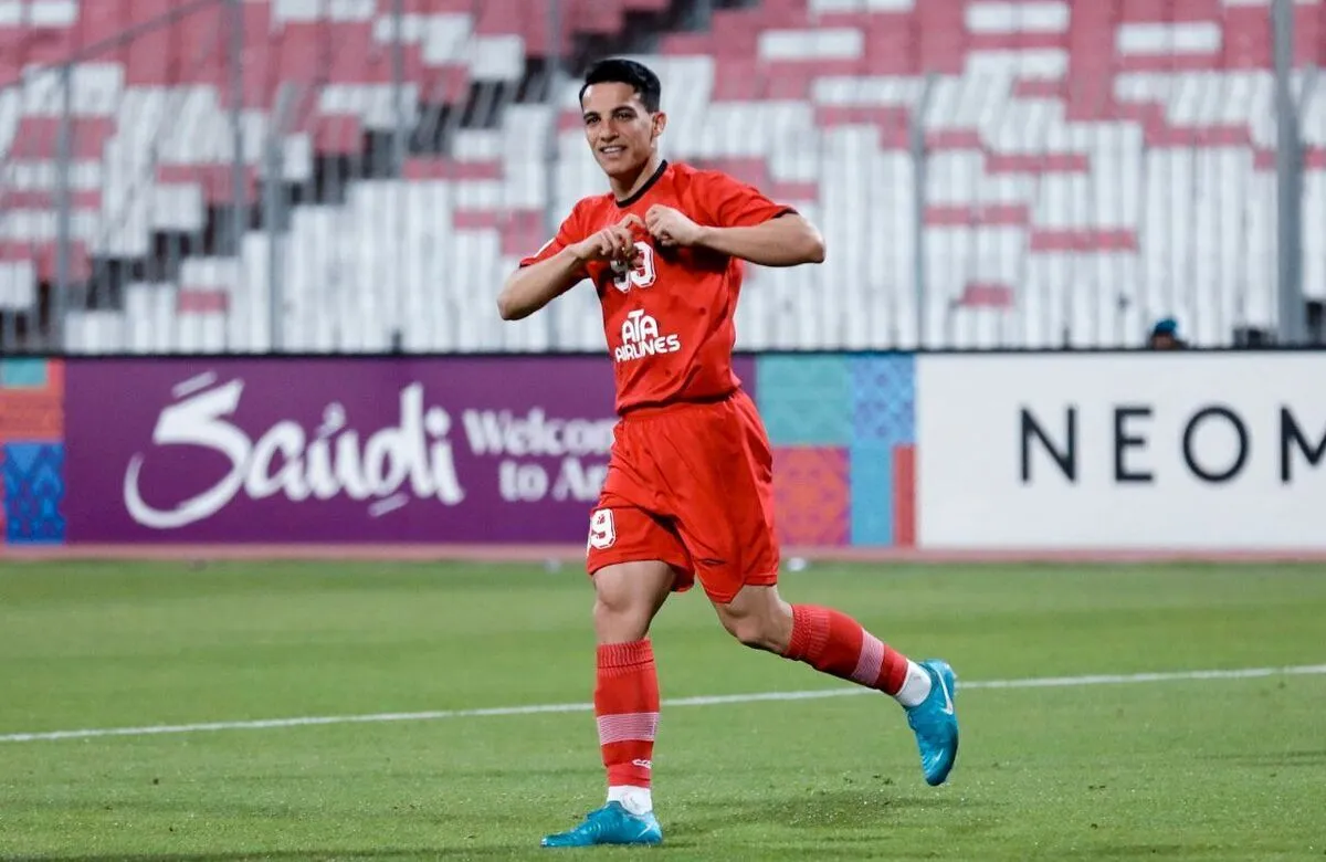 گل اول تراکتور به پرسپولیس با شلیک تماشایی حسین‌زاده + فیلم