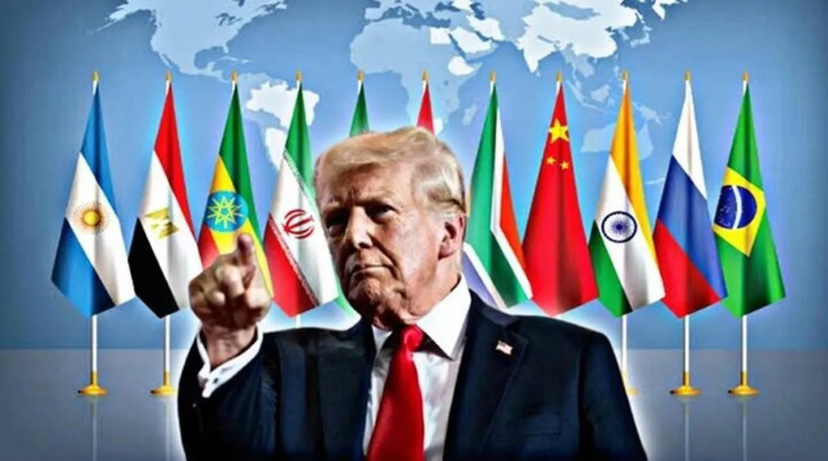 تسریع‌ دلارزدایی و افزایش تورم آمریکا دستاورد واکنش ترامپ به ارز بریکس