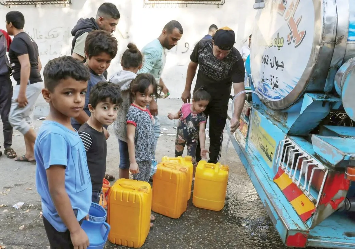 حفظ ۲۲ چاه آب باقی‌مانده غزه با ژنراتور پشتیبان/ همه نانوایی‌ها بسته شد