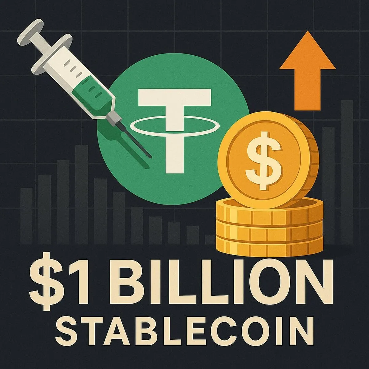 تتر یک میلیارد دلار USDT جدید عرضه کرد