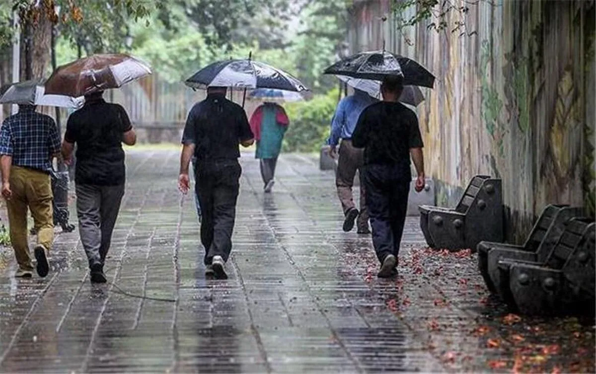 رگبار باران در ۵ استان و وزش باد در شرق و جنوب غرب کشور