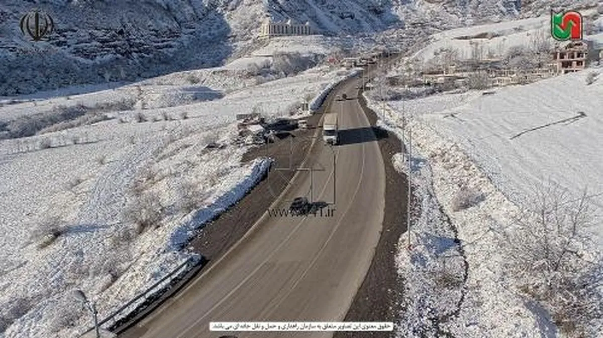 جاده‌های برفی و پُرترافیک امروز اعلام شد