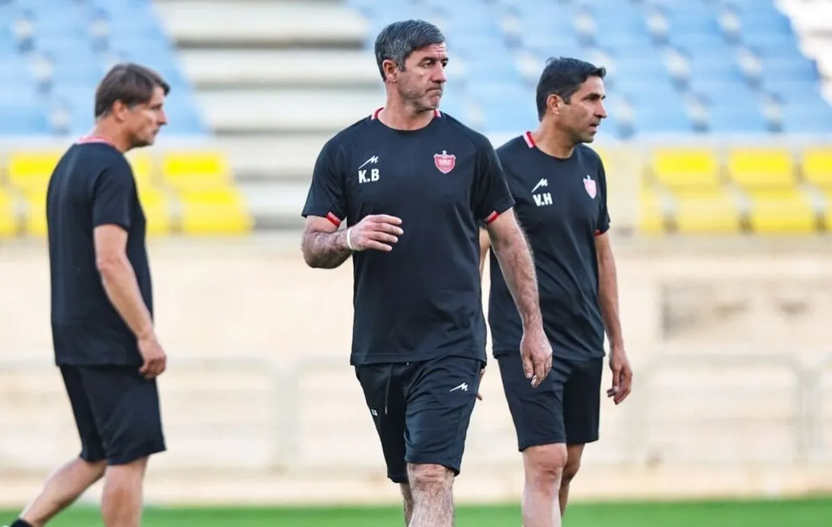 خلوت هاشمیان با یک بازیکن پرسپولیس