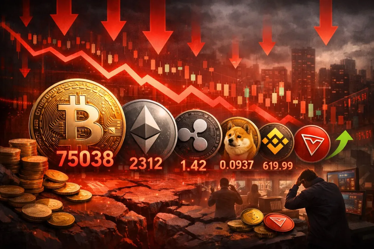 افت همزمان رمزارزهای بزرگ؛ بازار کریپتو وارد فاز اصلاح شد