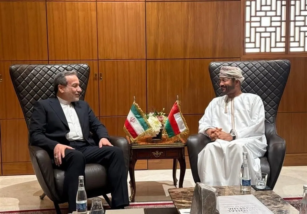 پیام وزیر خارجه عمان در خصوص دیدار با عراقچی