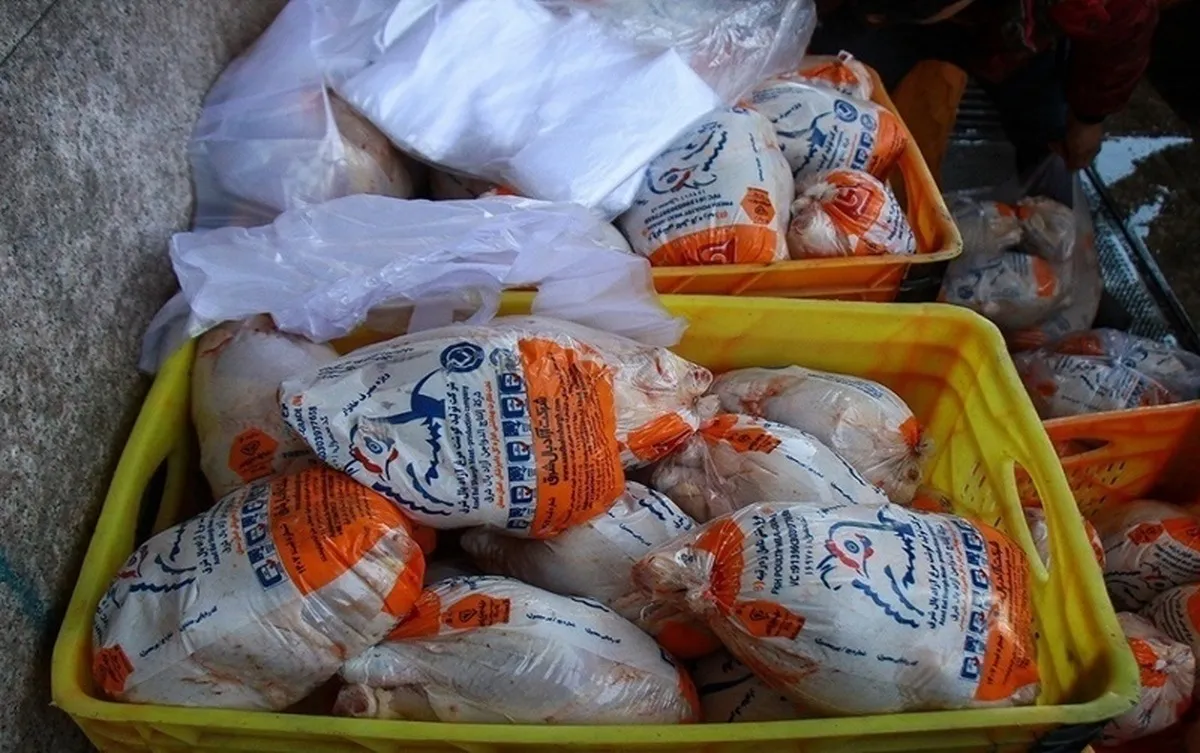 ذخایر گوشت مرغ در محدوده ۳۰ هزارتن است