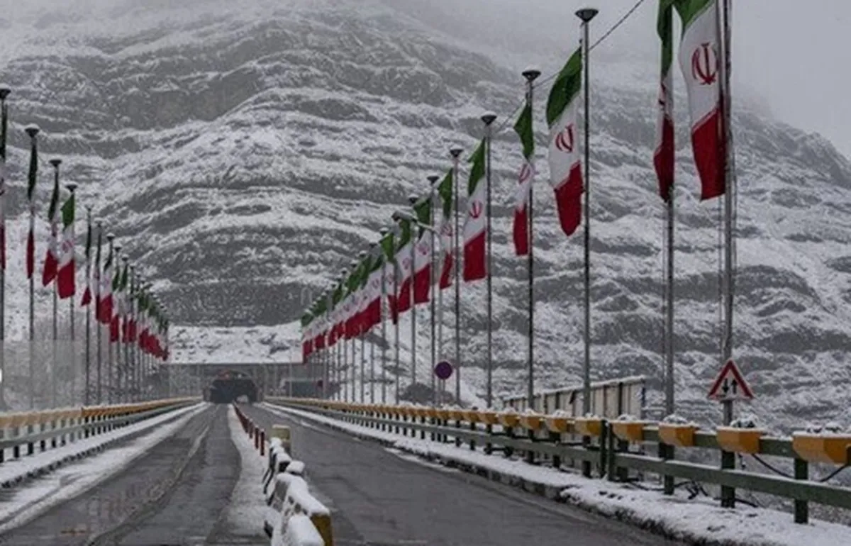 جاده چالوس بسته شد