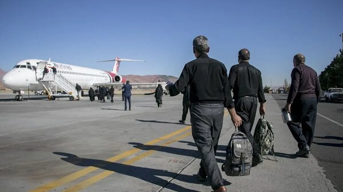 سفر هوایی ۷۲۱۰ هزار زائر به عتبات عالیات/۶۵۳۳ زائر بازگشتند