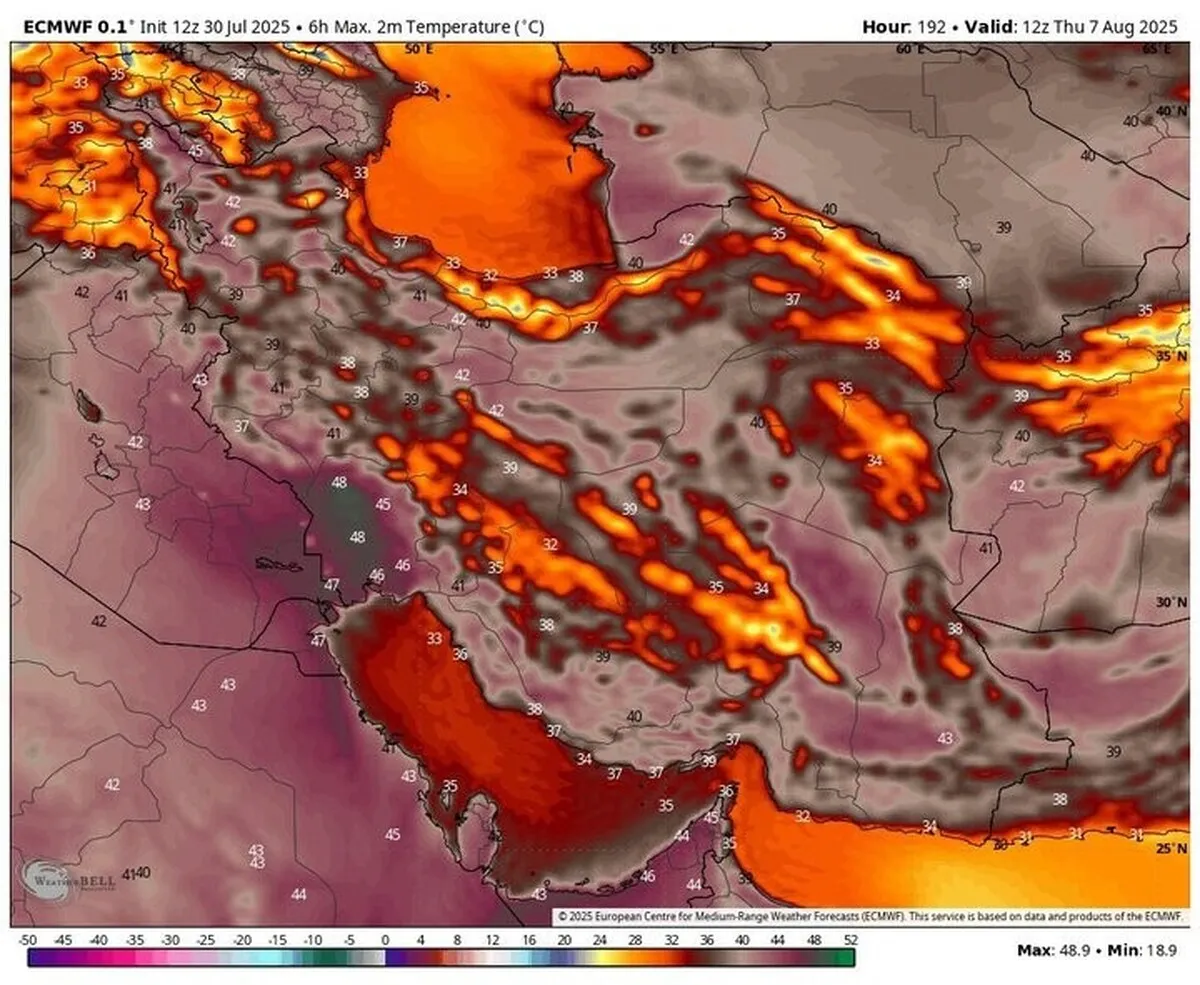 ورود موج جدید گرمای بی‌سابقه به کشور؛ رگبار باران در ۳ استان