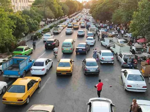 ترافیک در آزادراه قزوین-کرج سنگین است