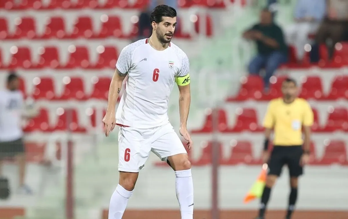 کاپیتان تیم ملی فوتبال ایران پیام داد: دستانم لرزان و با خودم عهدی بستم!