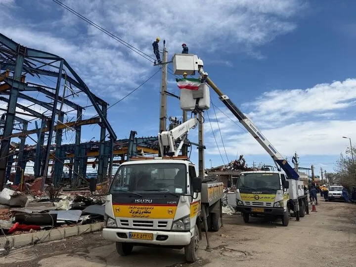 شبکه برق استان تهران چقدر خسارت دیده است؟